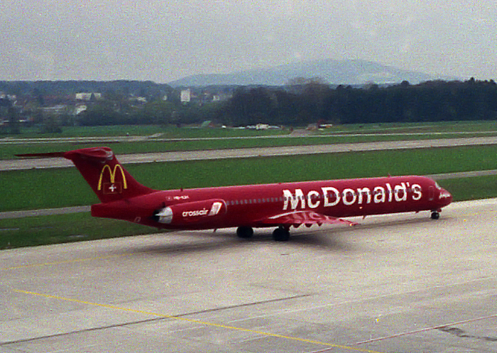 Crossair Mc Donalds MD81