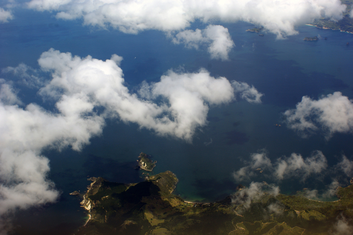 Neuseeland: Neuseeland von oben (AKL) 2014