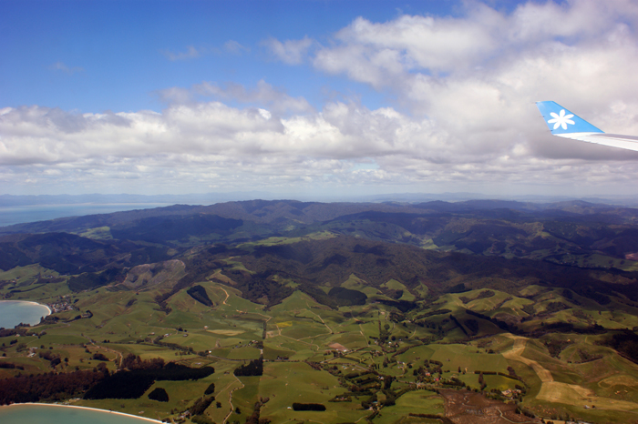 Neuseeland: Neuseeland von oben (AKL) 2014