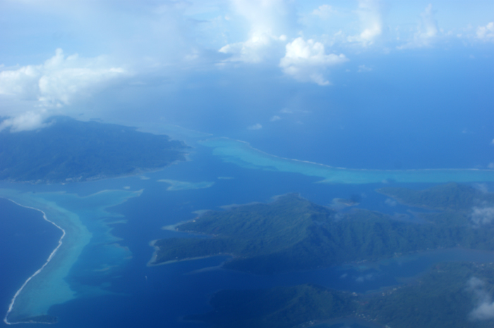 Französisch Polynesien: Der Flug 2014
