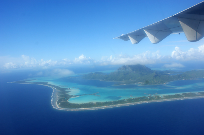 Französisch Polynesien: Der Flug 2014
