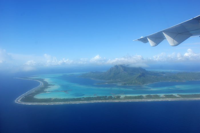 Französisch Polynesien: Der Flug 2014
