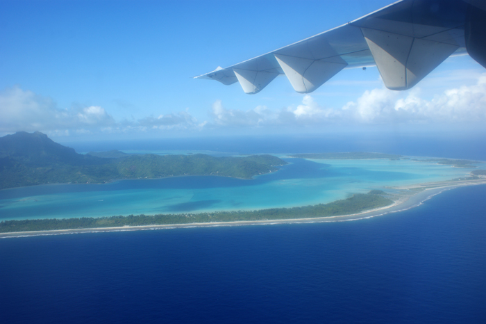 Französisch Polynesien: Der Flug 2014
