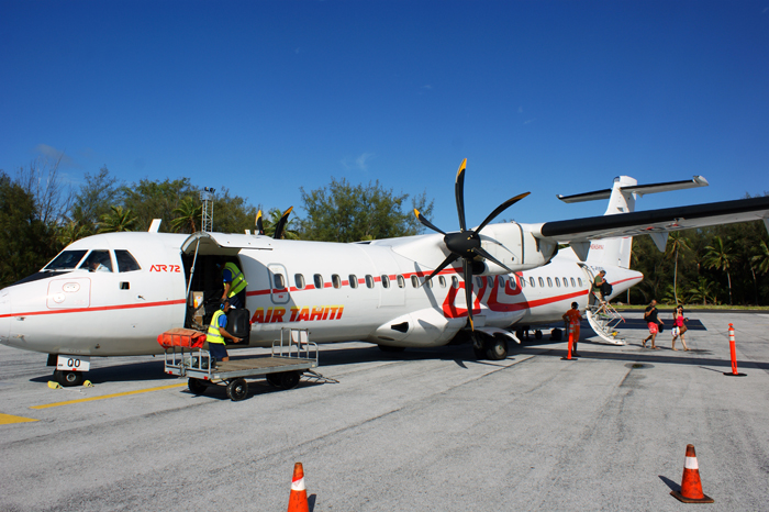 Französisch Polynesien: Der Flug 2014
