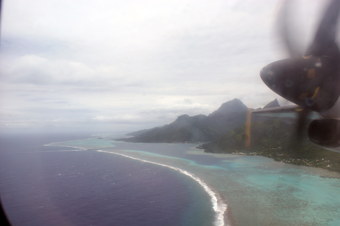 Französisch Polynesien: Der Flug 2014