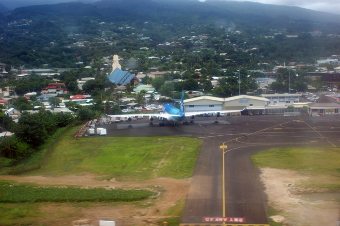 Französisch Polynesien: Der Flug 2014