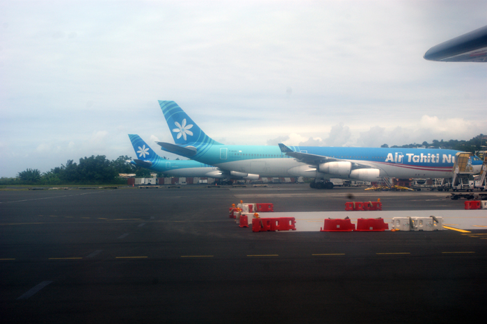 Französisch Polynesien: Der Flug 2014