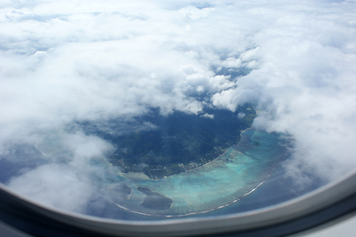 Französisch Polynesien: Der Flug 2014