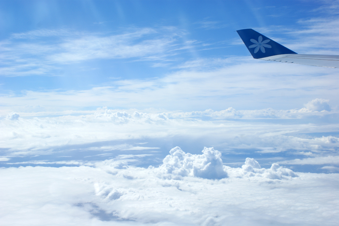 Französisch Polynesien: Der Flug 2014