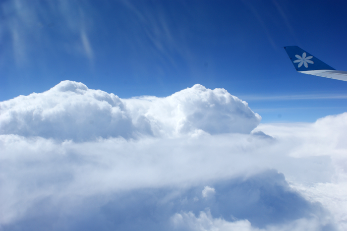 Französisch Polynesien: Der Flug 2014