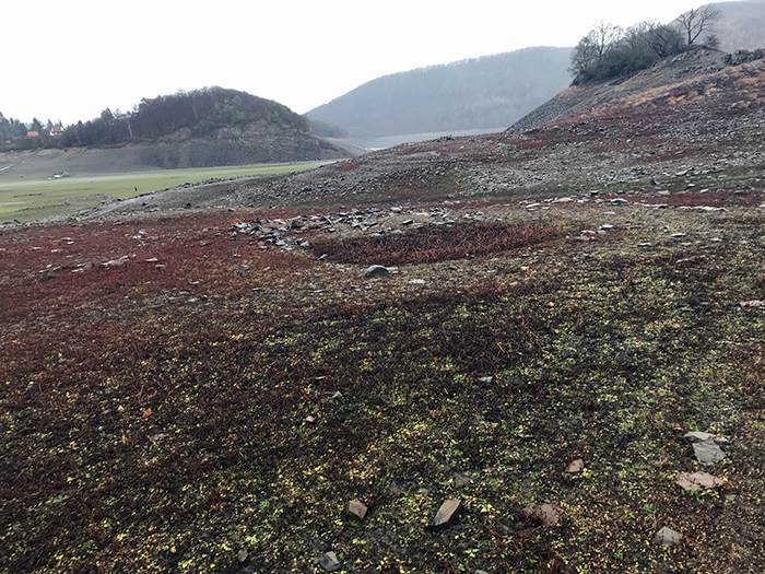 Deutschland: Edersee 2018, nach langer Trockenheit